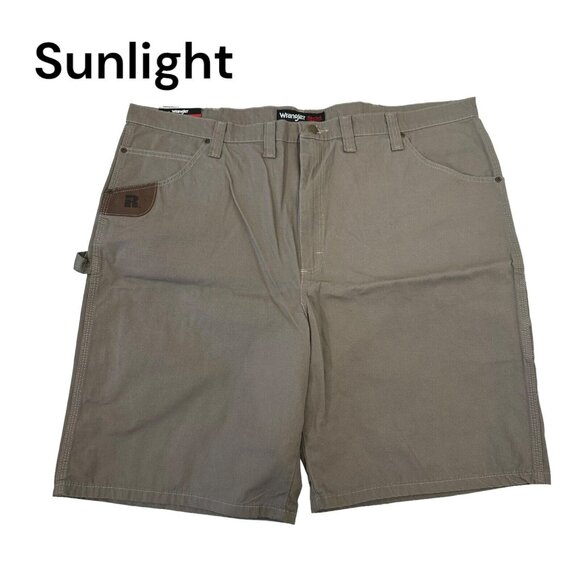 Wrangler Riggs Workwear Cargo Carpenter Shorts Men SZ 46 Relaxed Fit With Tags - Picture 1 of 13